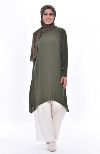 Asymmetrische Tunika 1220-03 Khaki 1220-03