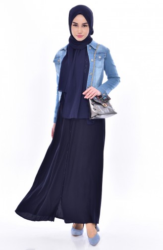 Jeans Jacke mit Tasche 9109-01 Jeans Blau 9109-01