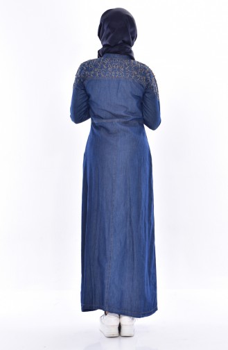 فستان أزرق كحلي 9202A-01