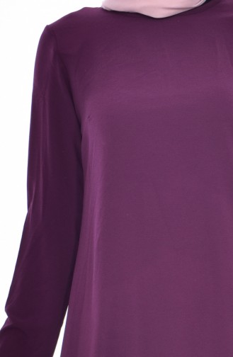 Asymmetric Tunic 1220-05 Plum 1220-05