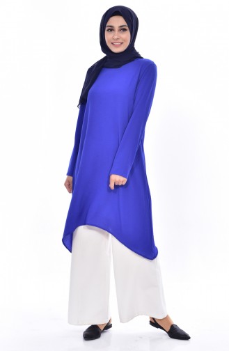 Asimetrik Tunik 1220-02 Saks