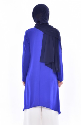 Asimetrik Tunik 1220-02 Saks