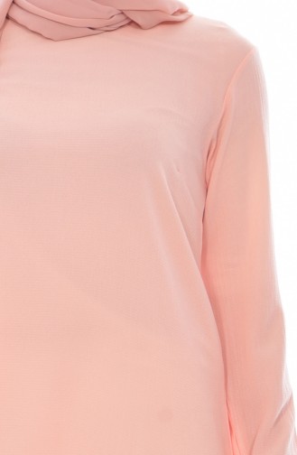 Asymmetric Tunic 1220-09 Salmon 1220-09