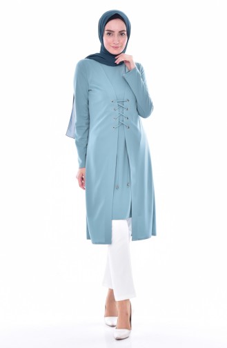 lace-up Team Looking Tunic 2000-03 Green 2000-03