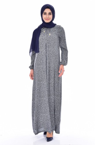 Gray Hijab Dress 1936-04
