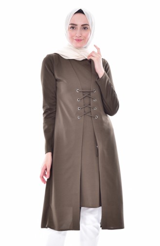 lace-up Team Looking Tunic 2000-05 Khaki 2000-05