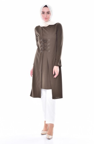 lace-up Team Looking Tunic 2000-05 Khaki 2000-05