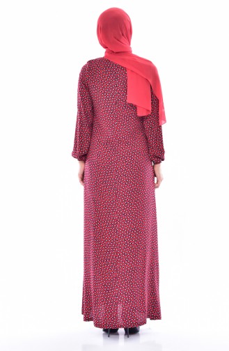 Red Hijab Dress 1936-03
