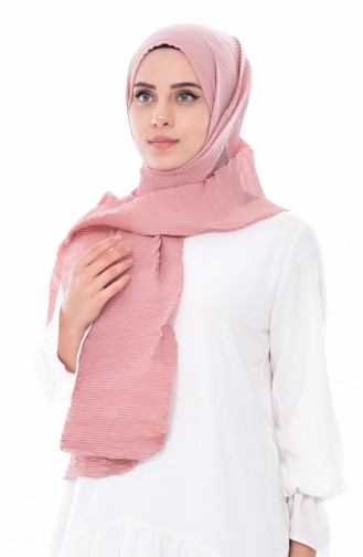 Châle Plissé Mousseline 80024-05 Poudre Foncé 05