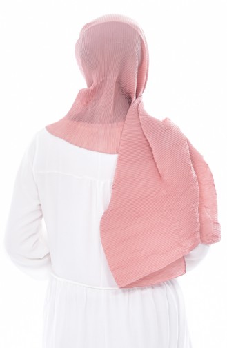 Châle Plissé Mousseline 80024-05 Poudre Foncé 05
