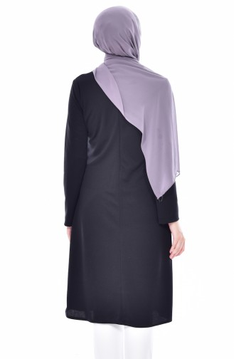 Bagcıklı Takım Görünümlü Tunik 2000-06 Siyah 2000-06