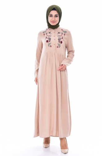 Mink Hijab Dress 80137-01