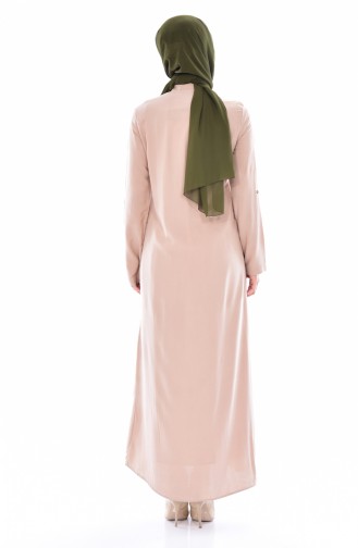 Mink Hijab Dress 80137-01