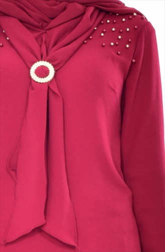 Claret Red Blouse 4069-04