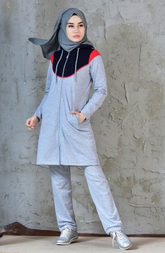 Gray Tracksuit 8196-04