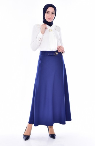 Navy Blue Skirt 0508-05