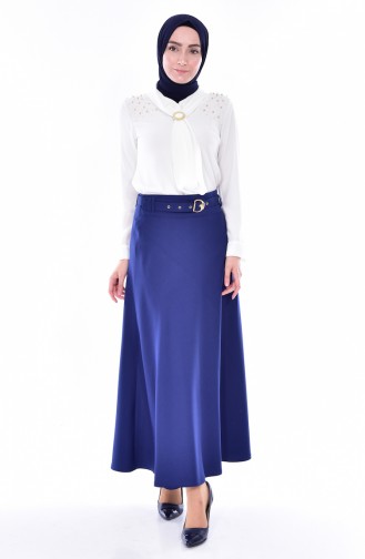 Navy Blue Skirt 0508-05