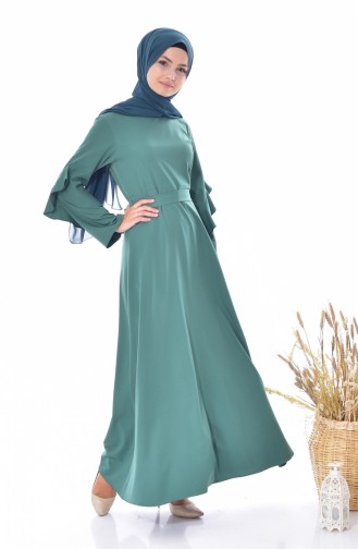 فستان أخضر 5124-01