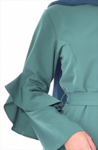 Robe Hijab Vert noisette 5124-01