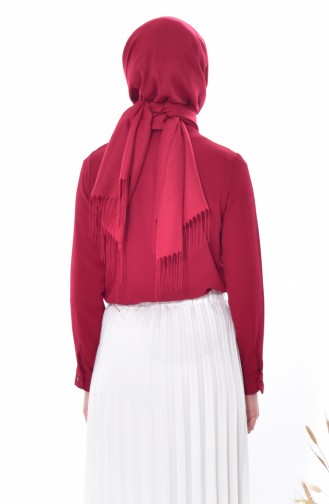 Blouse a Dentelle 4063-04 Bordeaux 4063-04