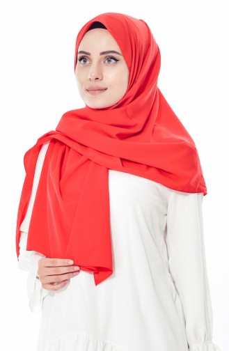 Plain Shawl 2344-01 Red 2344-01