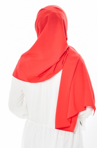 Plain Shawl 2344-01 Red 2344-01