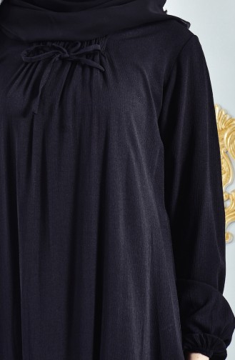 Black Hijab Dress 6097-01