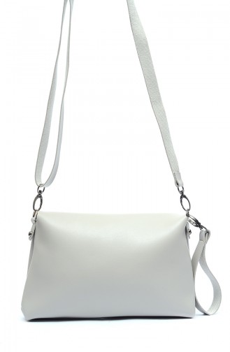 Light Gray Shoulder Bag 1307-6