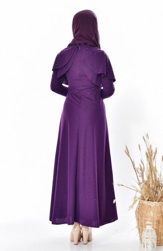 Purple İslamitische Jurk 0555-06