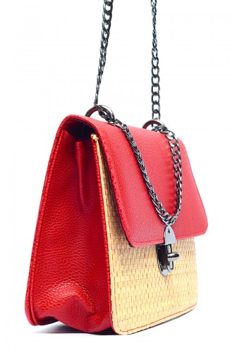 Red Shoulder Bag 698-4