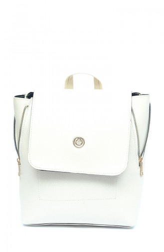 Cream Backpack 1319-2