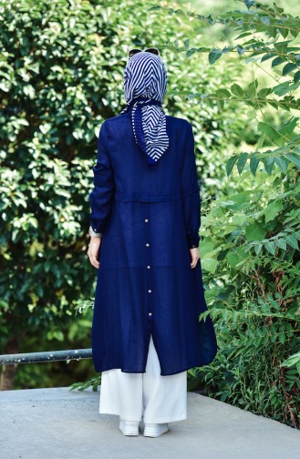 Navy Blue Tuniek 1242-02