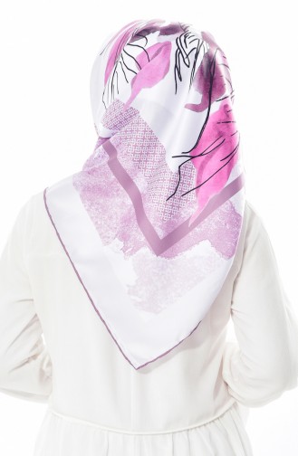 Sarar Patterned Shawl 1882-01 Lilac 1882-01