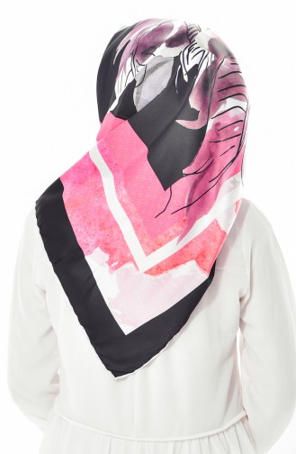 Sarar Patterned Shawl 1882-05 Pink 1882-05