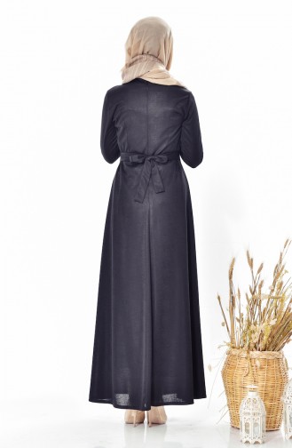 Kleid mit Halskette 1865-03 Schwarz 1865-03