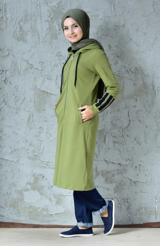 Sport Cape mit Kapuzen 8205-06 Öl Grün 8205-06