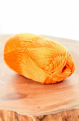 Orange Knitting Yarn 0336-0010