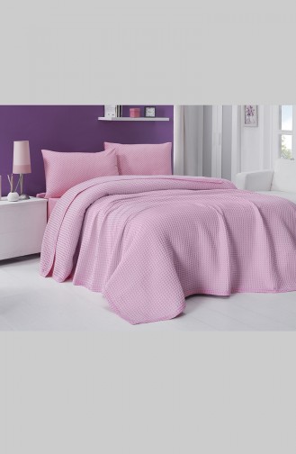 Cotton Single Duvet Cover Set 0003-02 Pink 0003-02