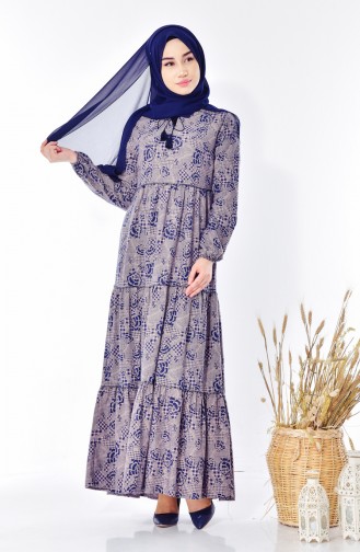 Mink Hijab Dress 0067-03