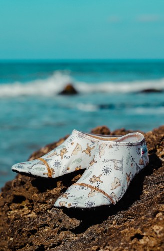 Sefamerve Chaussures de Mer et Piscine Pour Enfant 1000-08 Forêt 1000-08