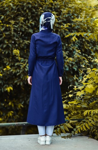 Navy Blue Tuniek 1164-07