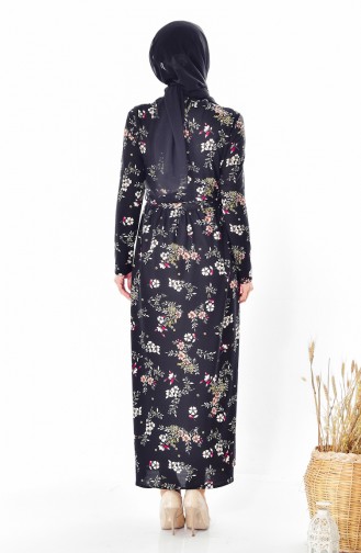 Gray Hijab Dress 0197-03