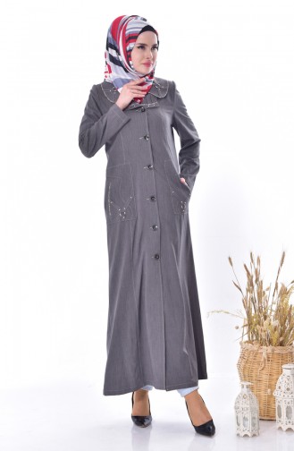 Grau Trenchcoat 0011-01