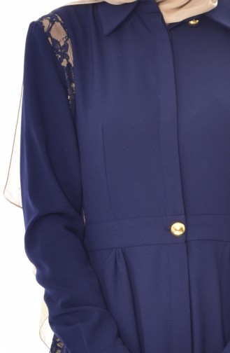 Navy Blue Abaya 28416-03