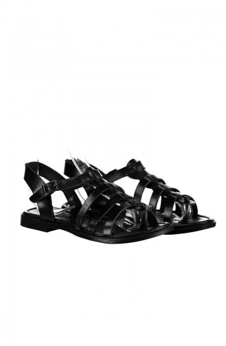 Black Summer Sandals 128-18-01