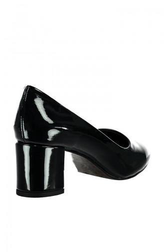 Kadın Topuklu Ayakkabı A725-17-05 Siyah Rugan