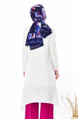 Veste Asymétrique 50342-07 Blanc 50342-07