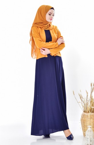 Suit Looking Dress 5739-01 Mustard 5739-01