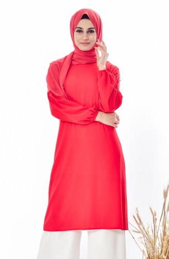 Pearl Sleeve Tunic 20730-01 Red 20730-01