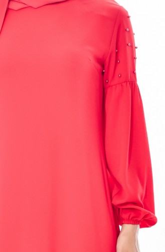 Pearl Sleeve Tunic 20730-01 Red 20730-01